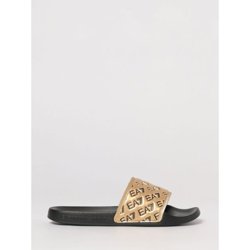 Ea7 Men Rubber Sliders With Printed Logo Ea7